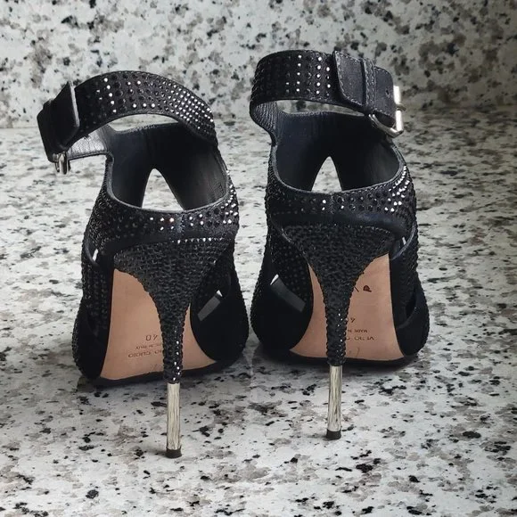 Giuseppe Zanotti heels embellished with crystals EU Sz 40 Mint condition - Picture 6 of 17